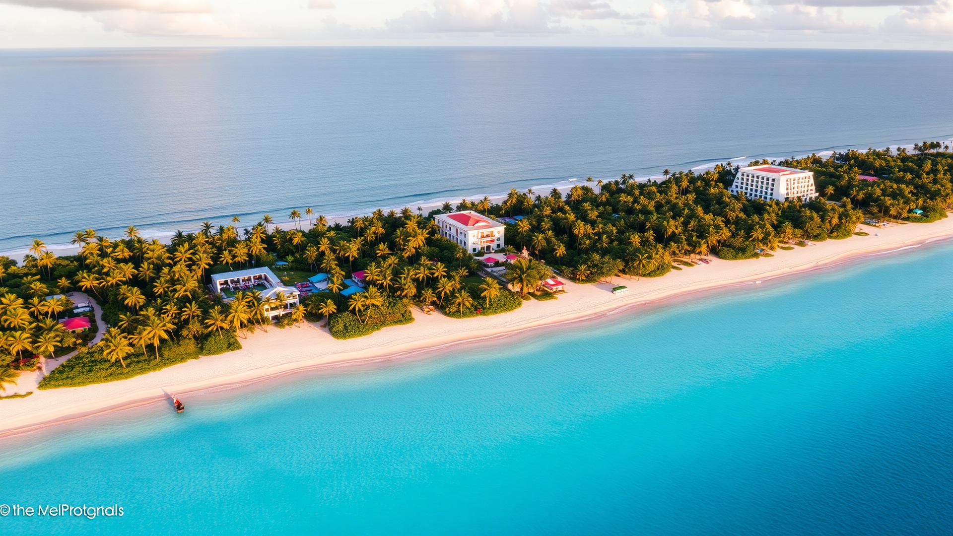 Playa caribeña en República Dominicana